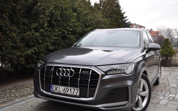 Audi Q7 cena 255000 przebieg: 99500, rok produkcji 2021 z Lubraniec małe 466